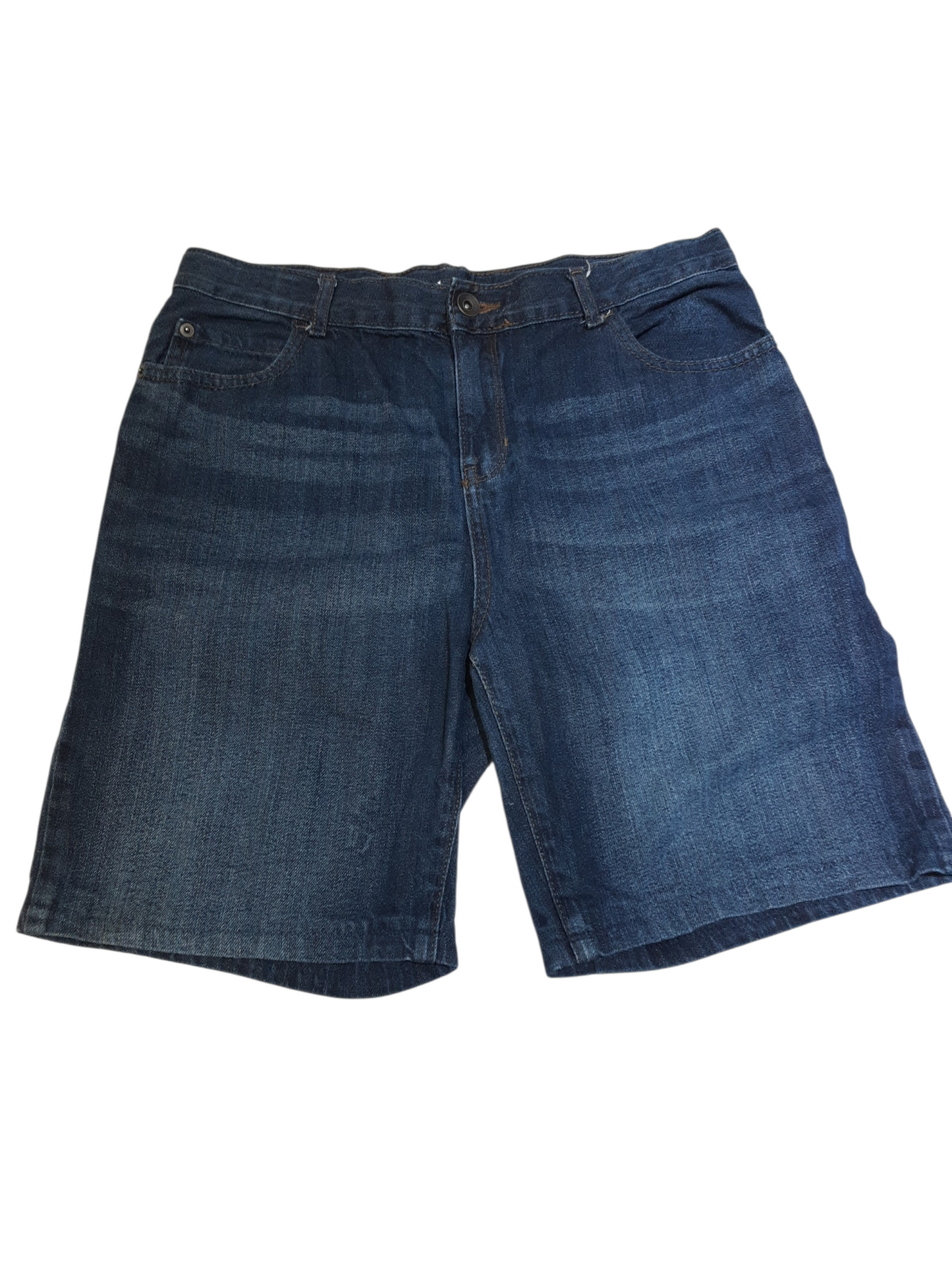 Short dark denim shorts size 16