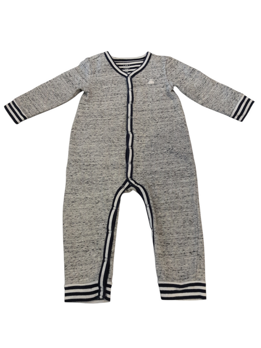 Grey romper size 6-12m