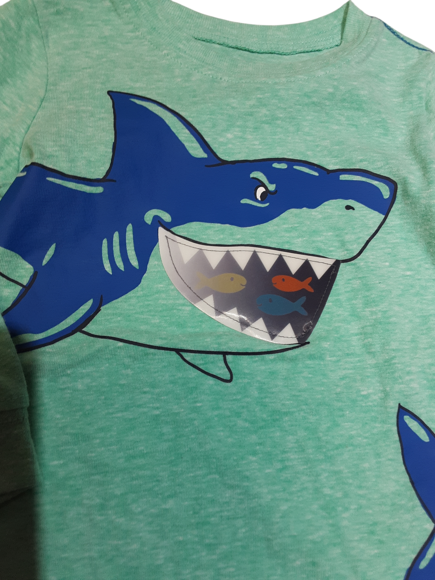 Holographic Shark Top 12months