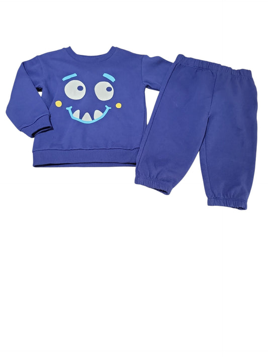2 piece monster outfit 18-24m