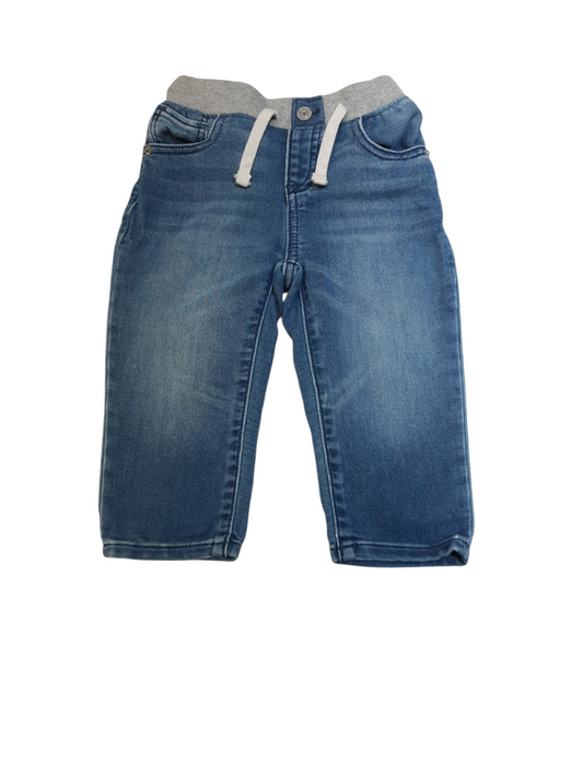 Stretchy waist jeans size 12-18m