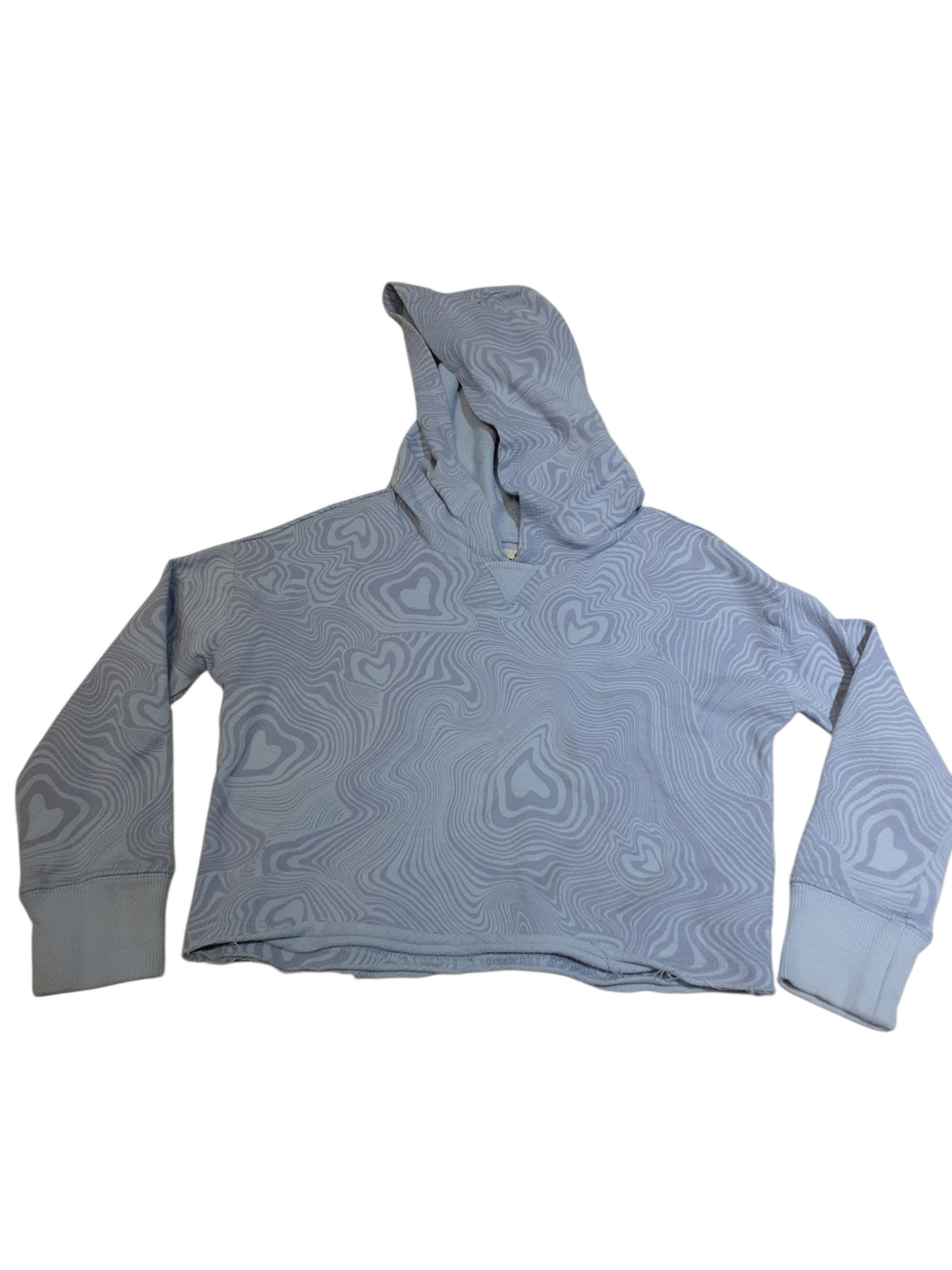 Lavender Print Cropped Top size 6/6X