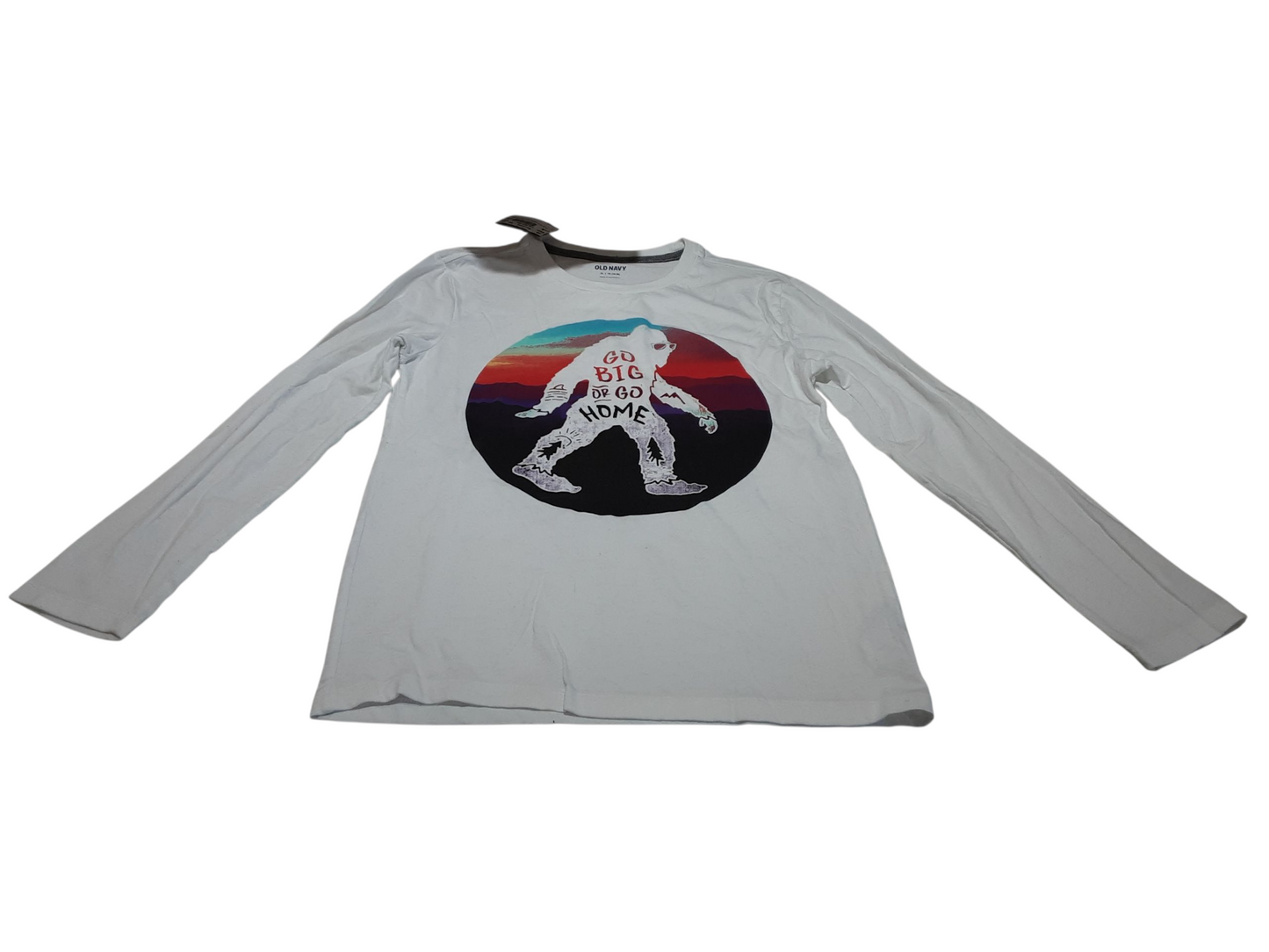 White Yeti Long Sleeve, size 14/16