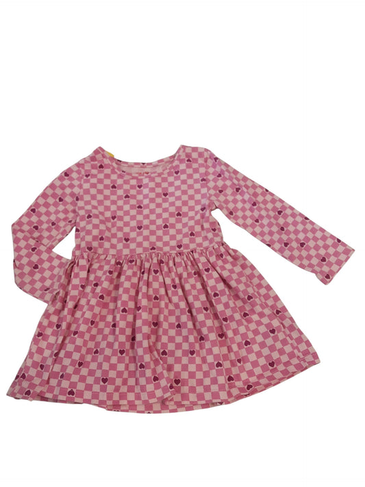 Pink checkered ❤️ dress size 2
