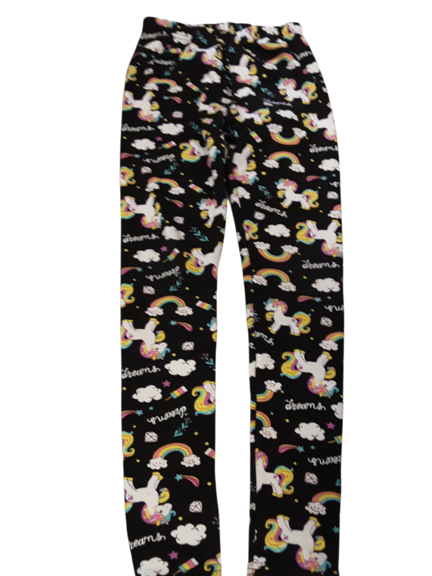 Cozy lined Unicorn Leggings size 10-12yrs