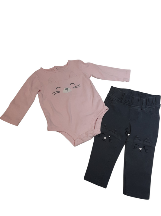 Little Kitten 2 pc set size 12months