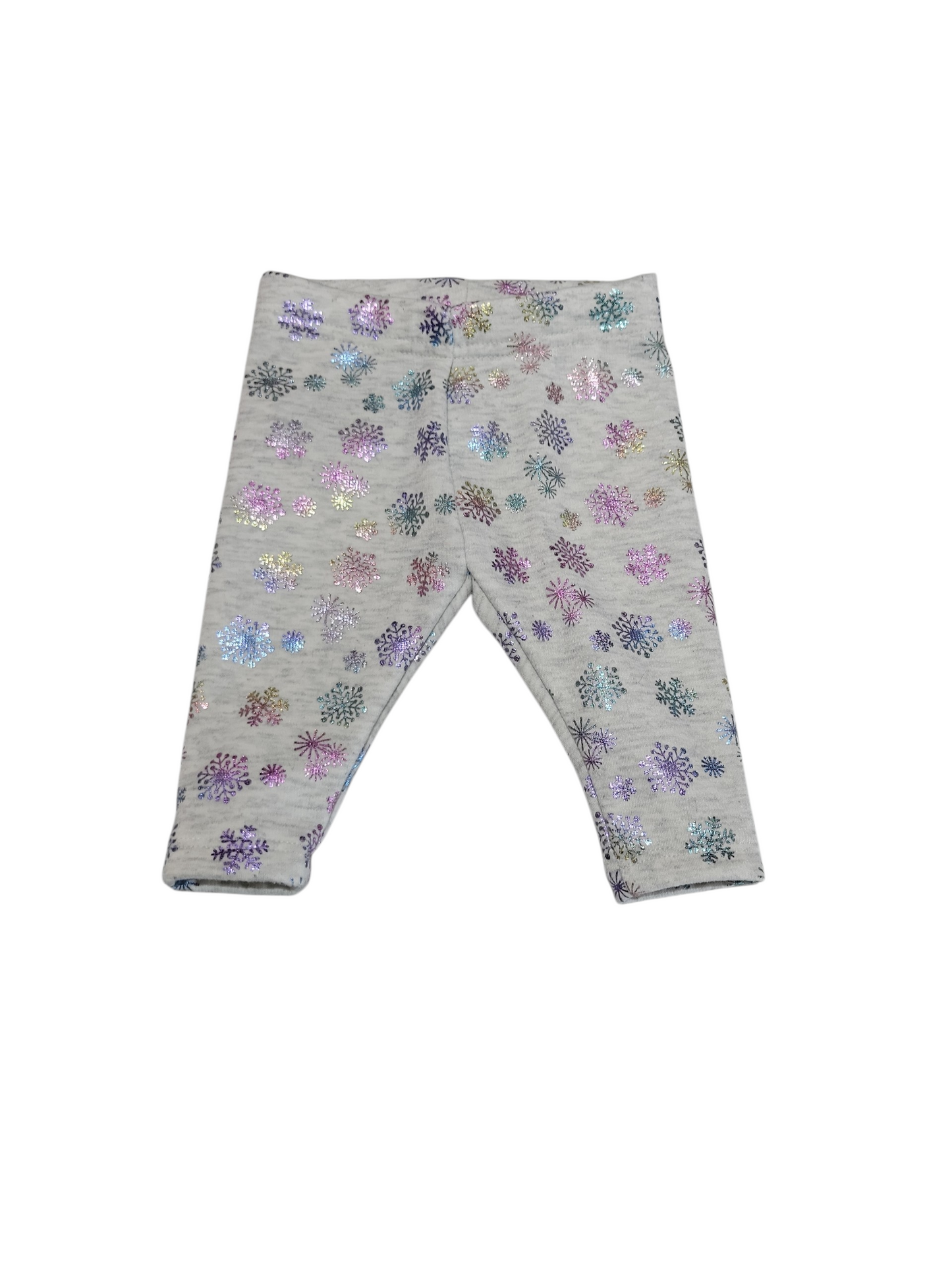 Snowflake lined leggings 0-3m