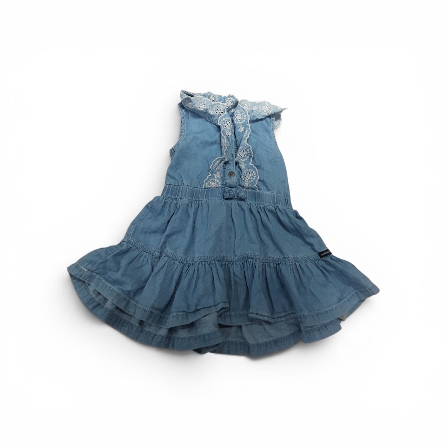 Denim Dress With Lace size 2