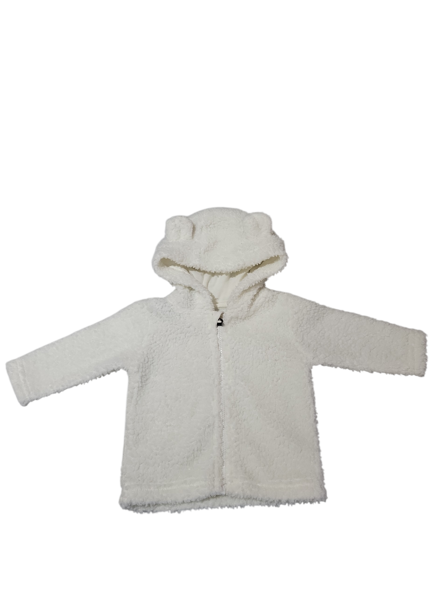 Cozy Zip-up Hoodie - Size 0-3m
