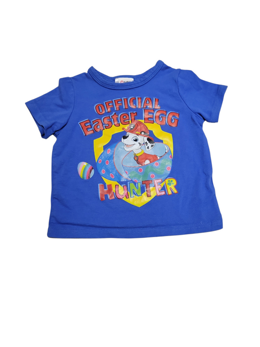 Paw Patrol Easter Shirt-Size 18-24m