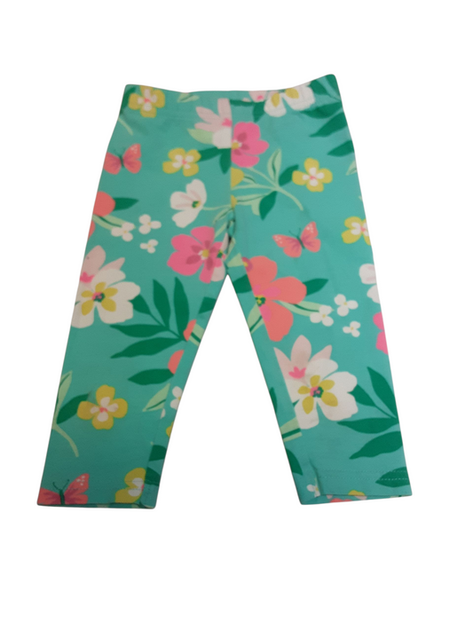 Floral Capri leggings size 3