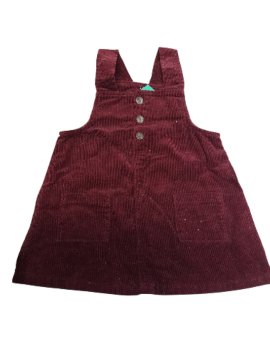 Corduroy overall dress size 12-18months