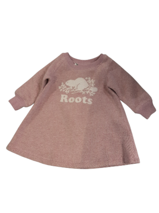 Pink Sparkle Roots Baby Dress size 3-6months