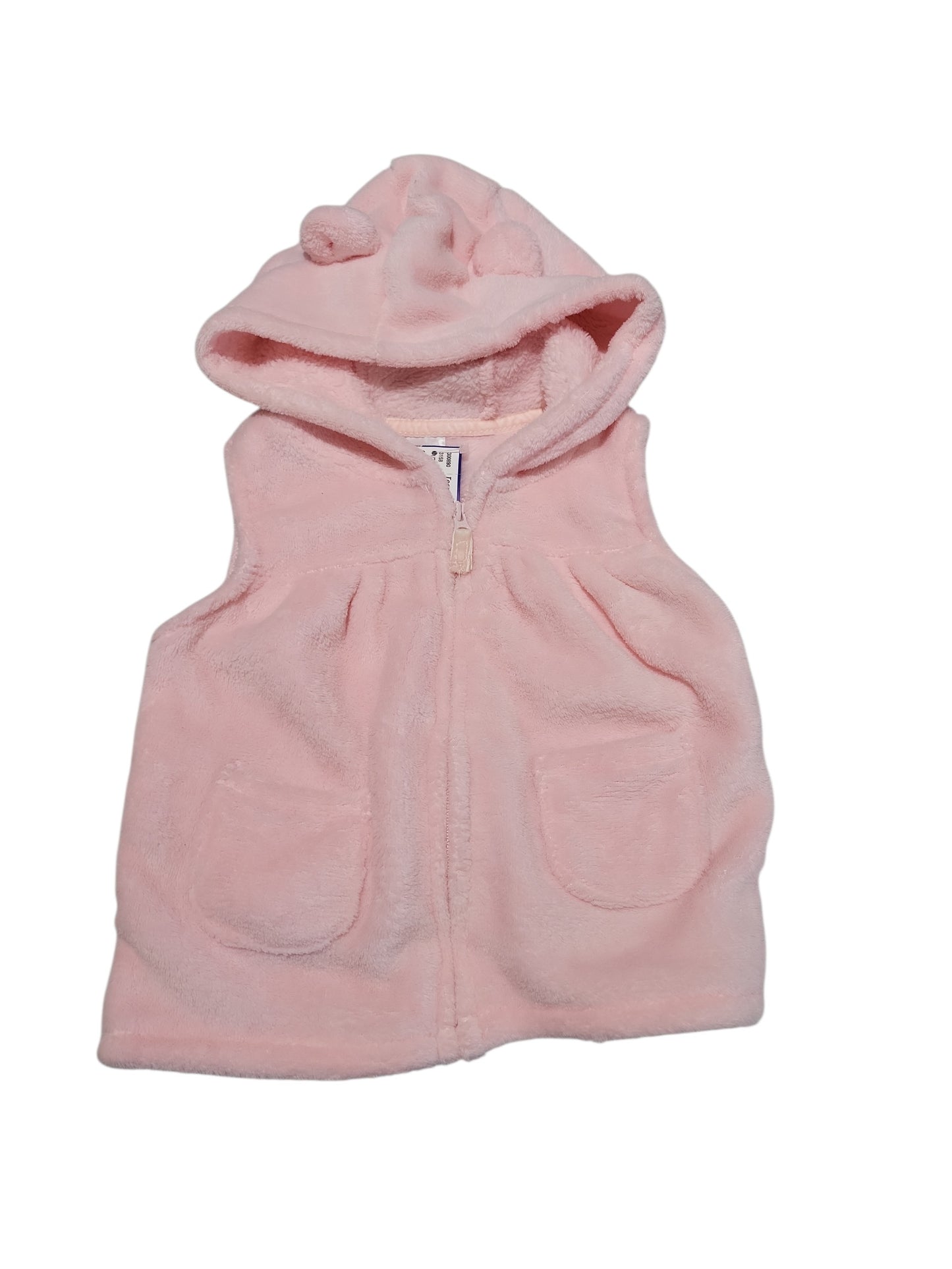 Fleece sleeveless sweater 24m