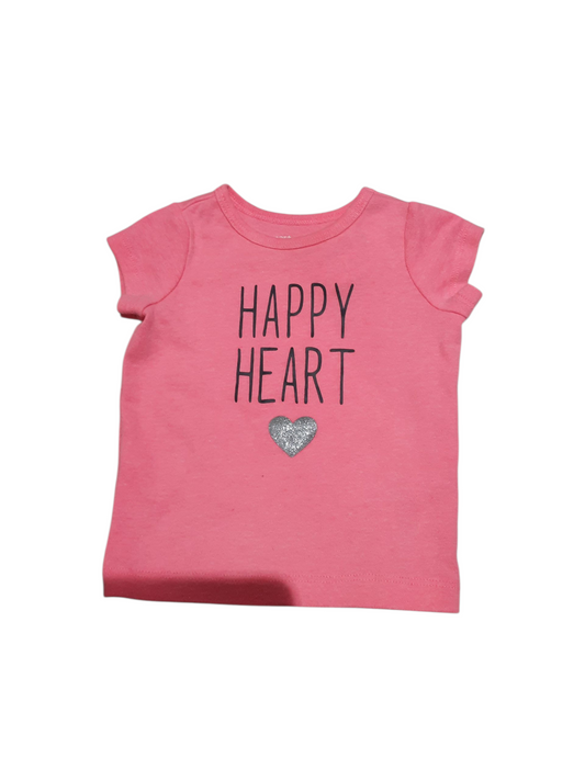Happy Heart Tshirt, size 6m