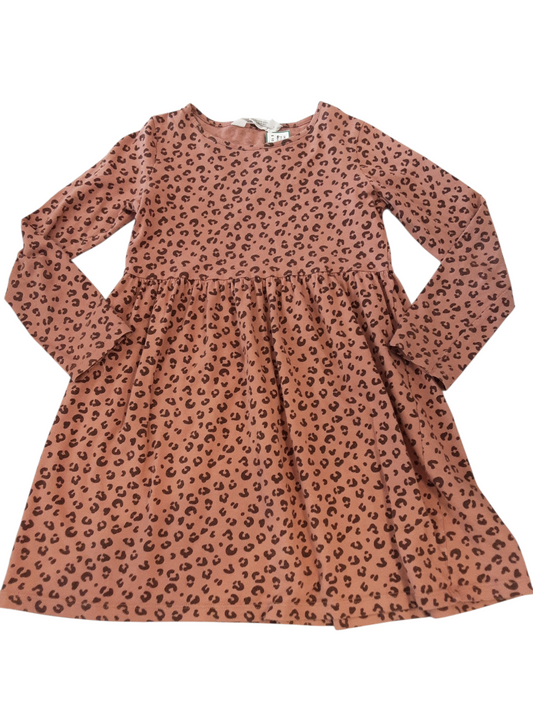 Animal print dress size 6-7