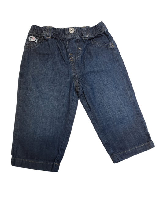 Guess cotton look denims size 3-6months