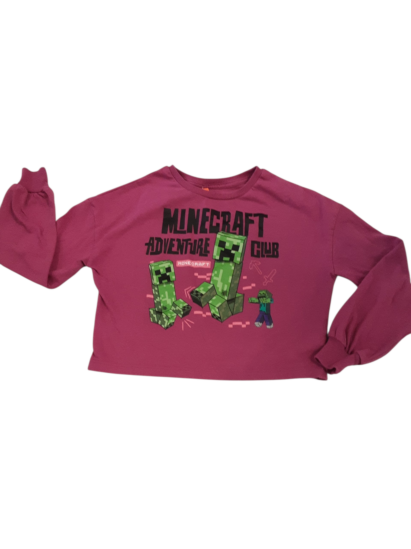 Cropped Minecraft top size M