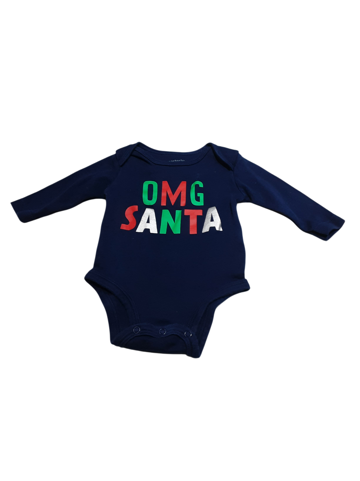 OMG Santa! Onesie, size 3m