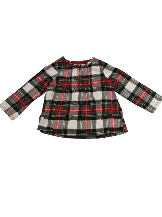 Cozy plaid size 12m