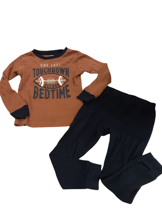 Last Touchdown Before Bed 2 pc Pajamas size 4