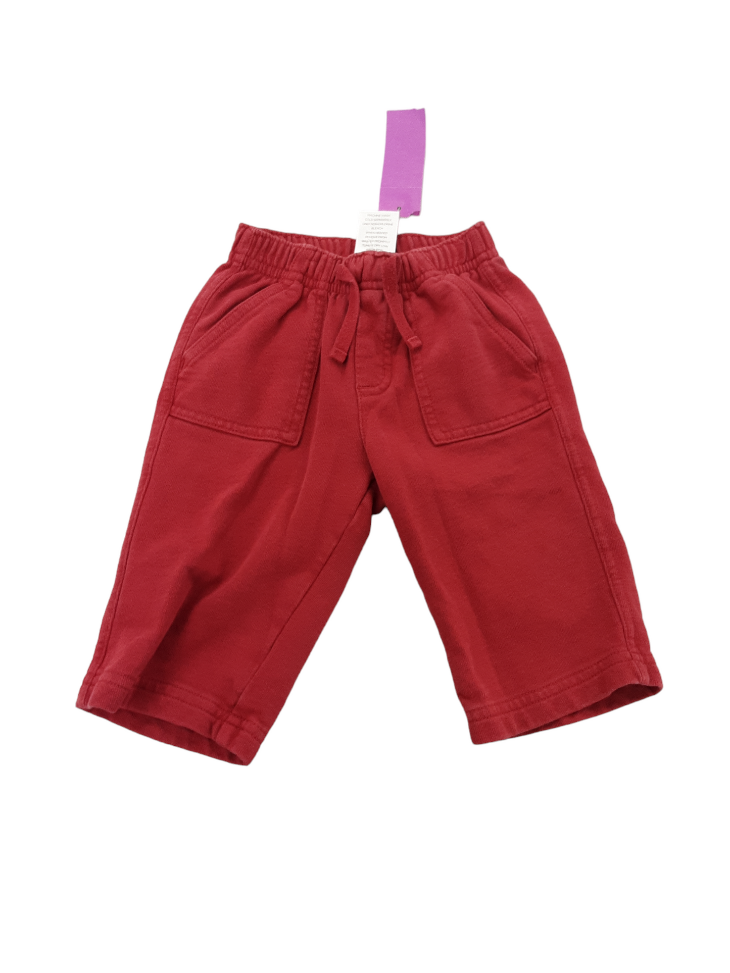 Cute red sweatpants 3-6m