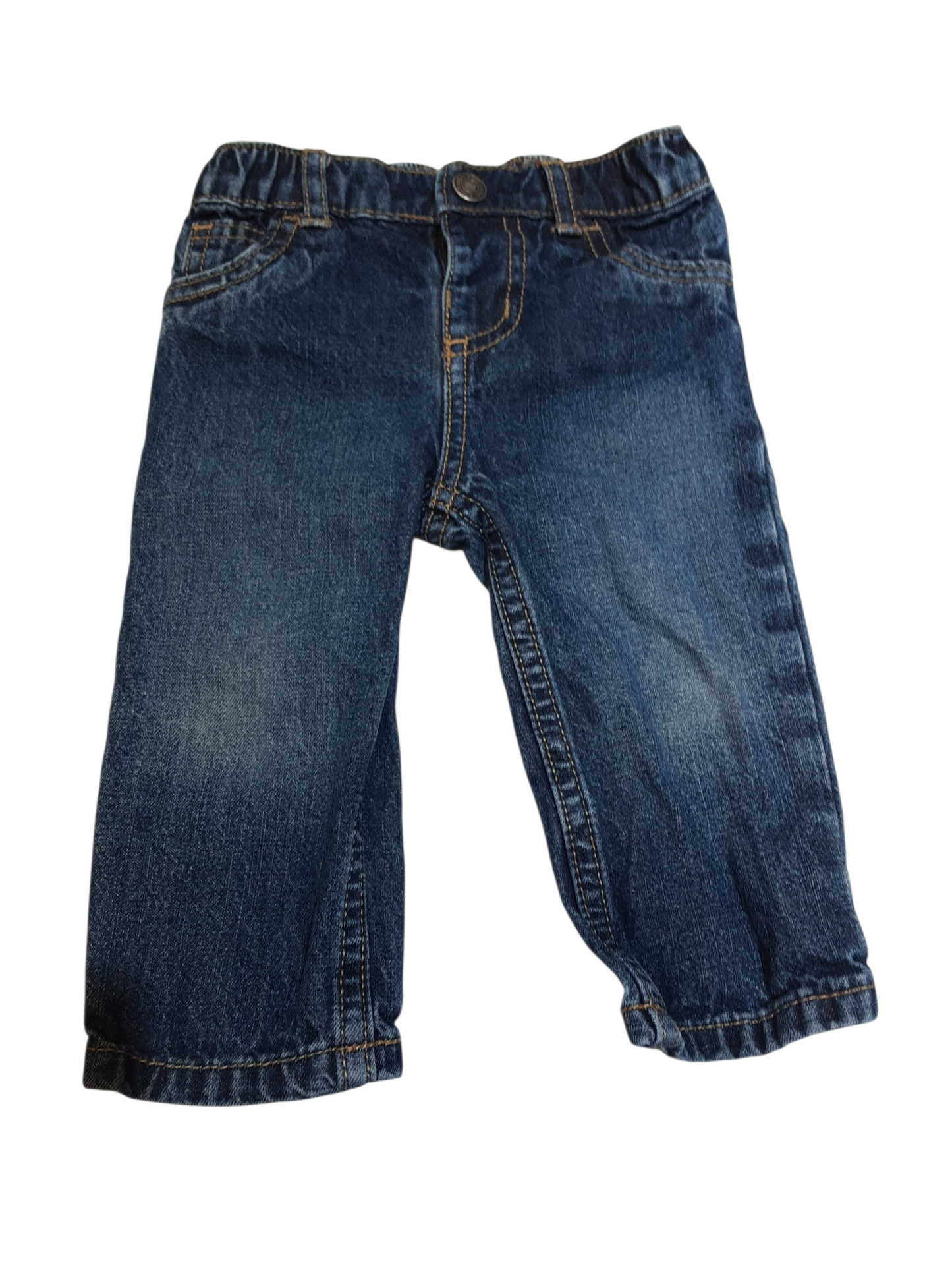 Boys denims - all around elastic waistband &snap size 9months