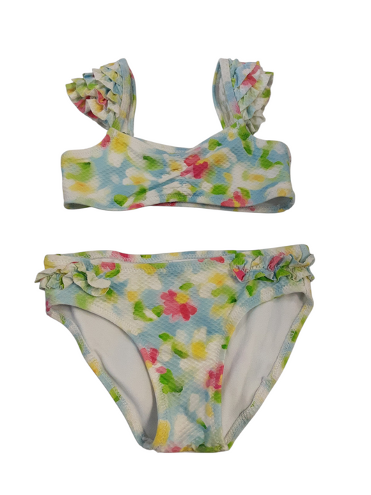 Floral 2 piece swimsuit size 18-24months