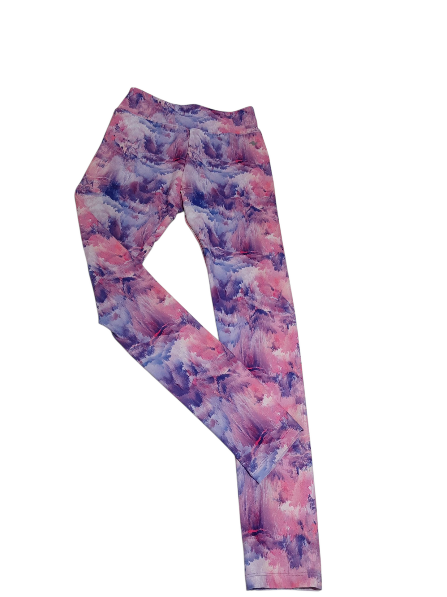 Marbled pink/purple leggings size 14-16