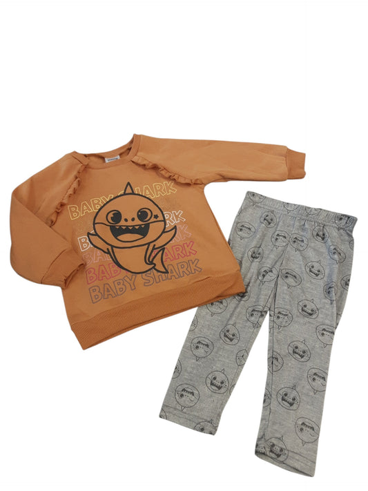 Golden Baby Shark set size 2
