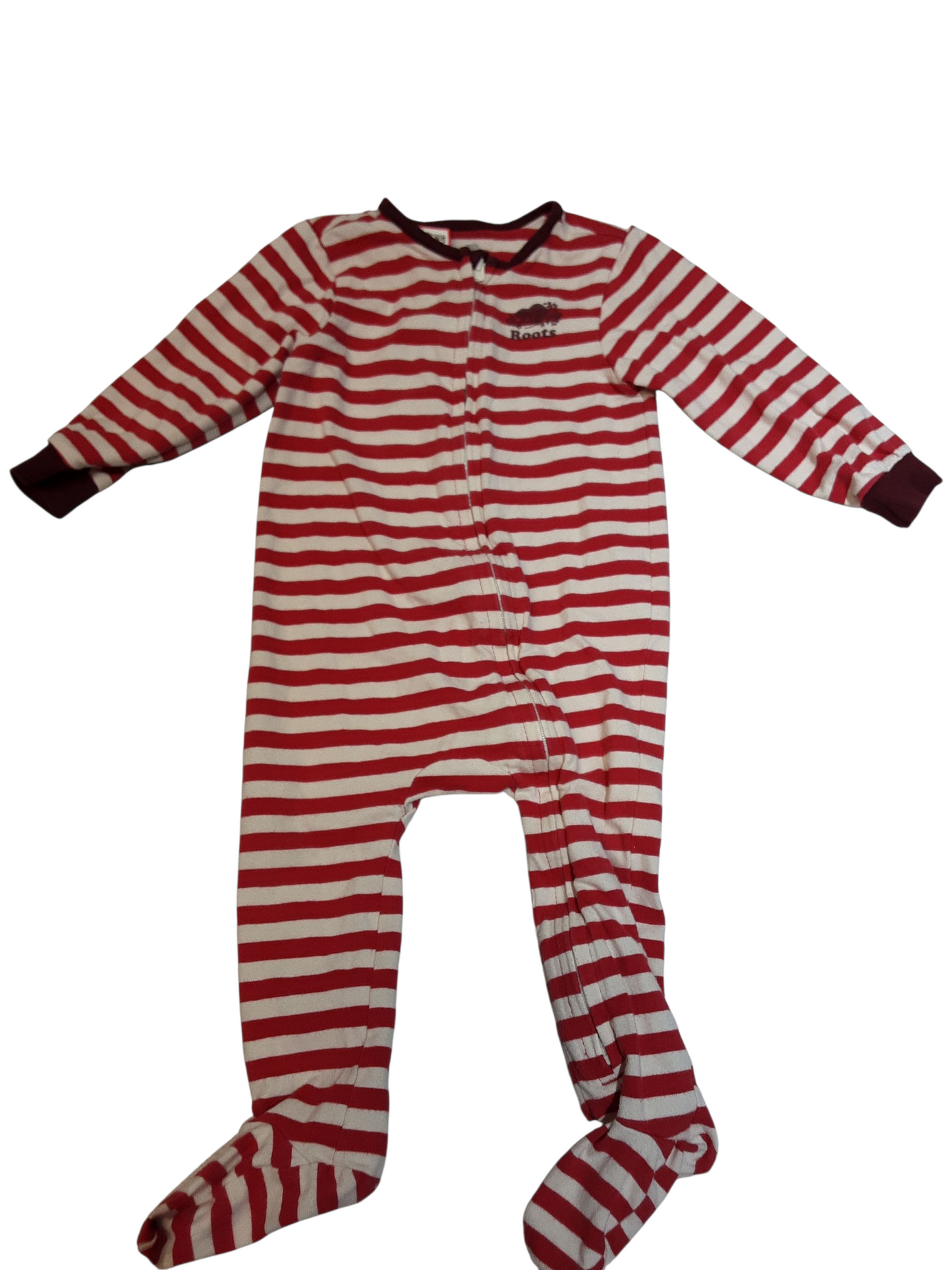 Candy Stripe Roots sleeper  size 6-12months