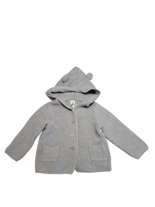 Grey knit sweater with ears 18-24m