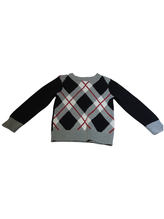 Plaid sweater size 6
