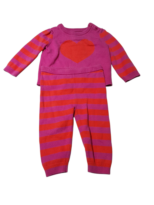 2pc Knit Outfit, size 3-6m