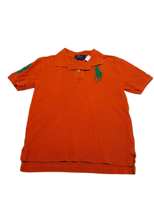 Orange Polo, size 8
