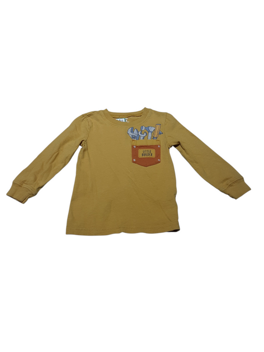 Little Builder Long Sleeve, size 2T