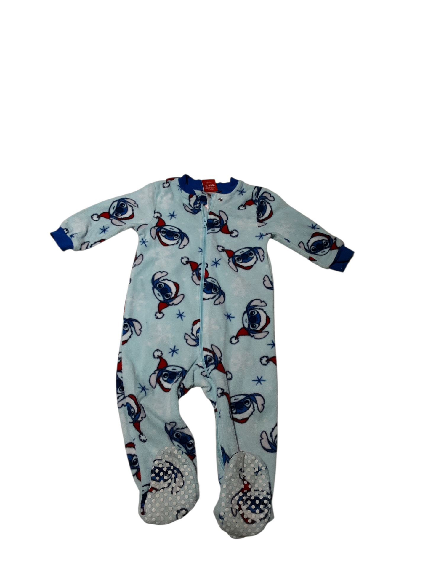Fleece Stitch Christmas sleeper 12-18m