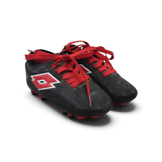 Black and Red Soccer Cleats size 9 youth