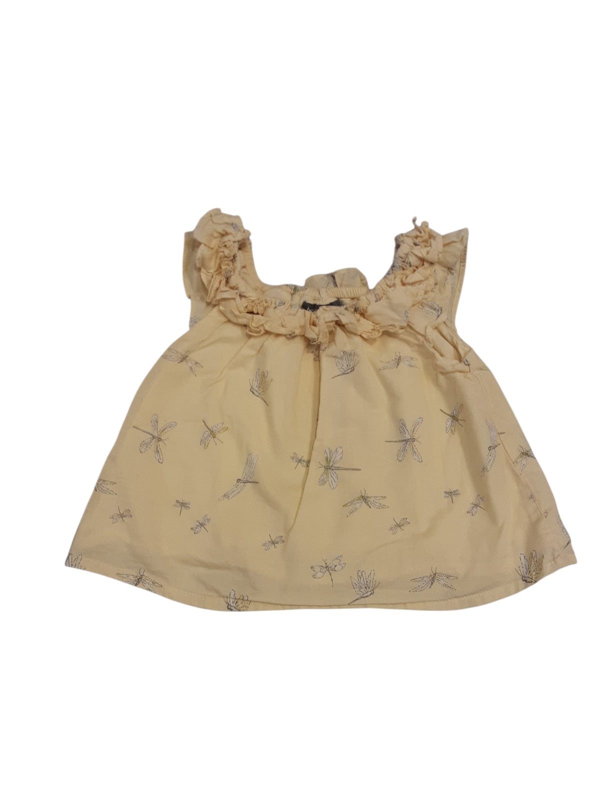 Yellow Dragonfly Dress size 0-3months