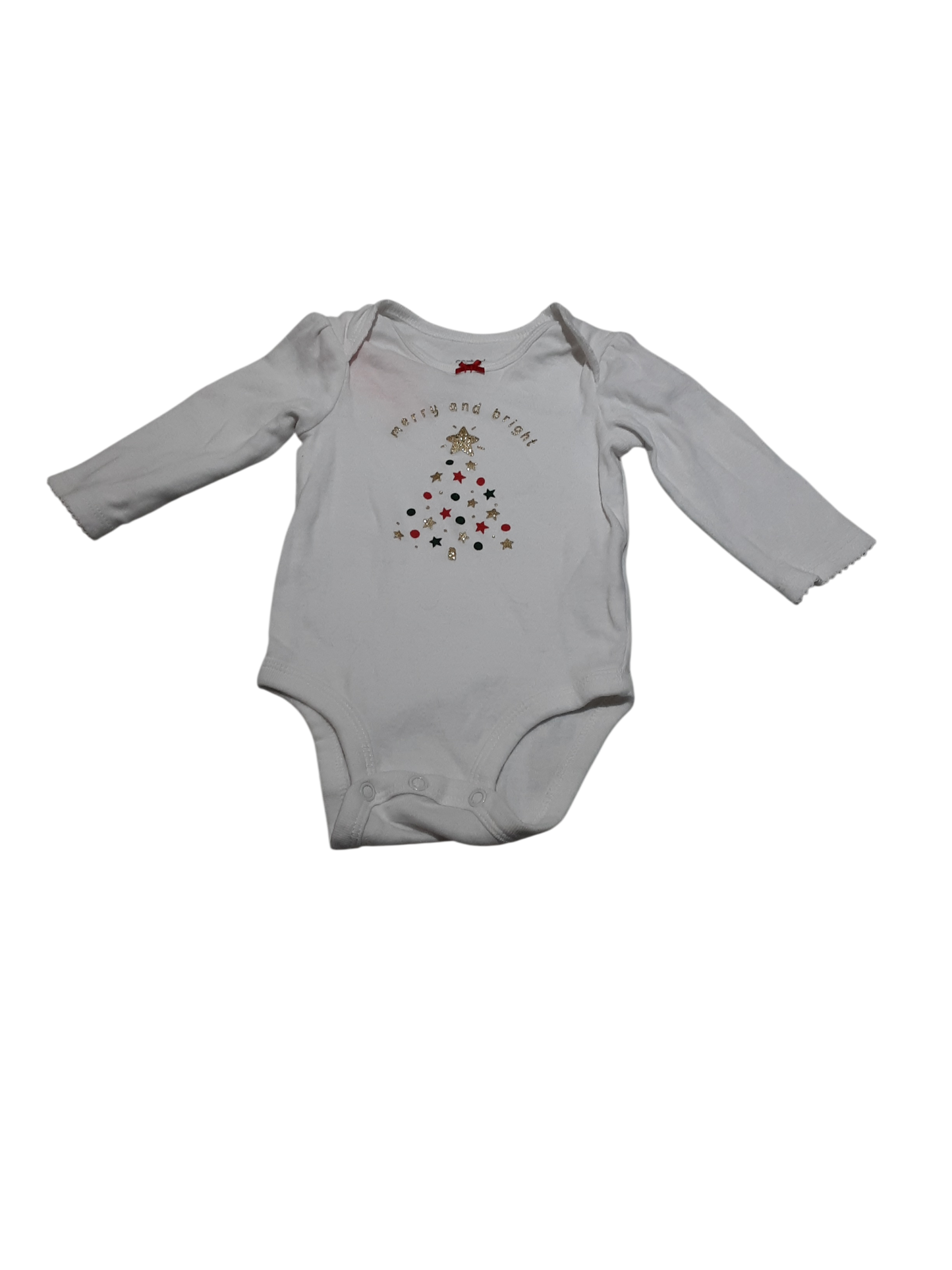Merry & Bright Onesie, size 3m