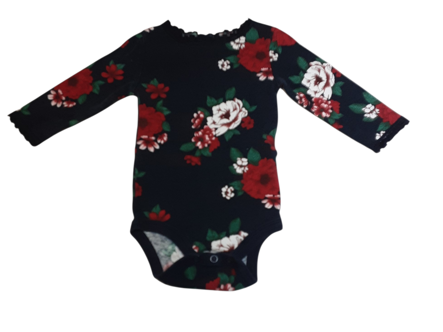 Ruffles & roses size 3-6m