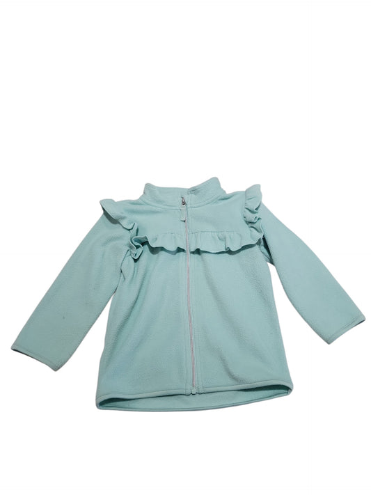 Green fleece sweater 12-18m