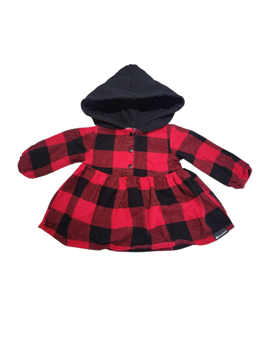 Button up Dress - Size 0-3m
