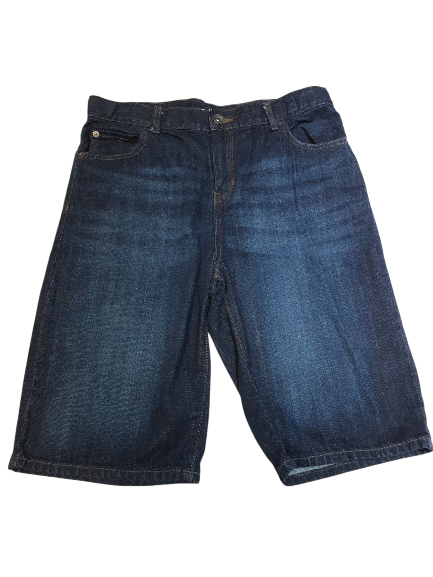 Cargo length dark denim shorts size 16