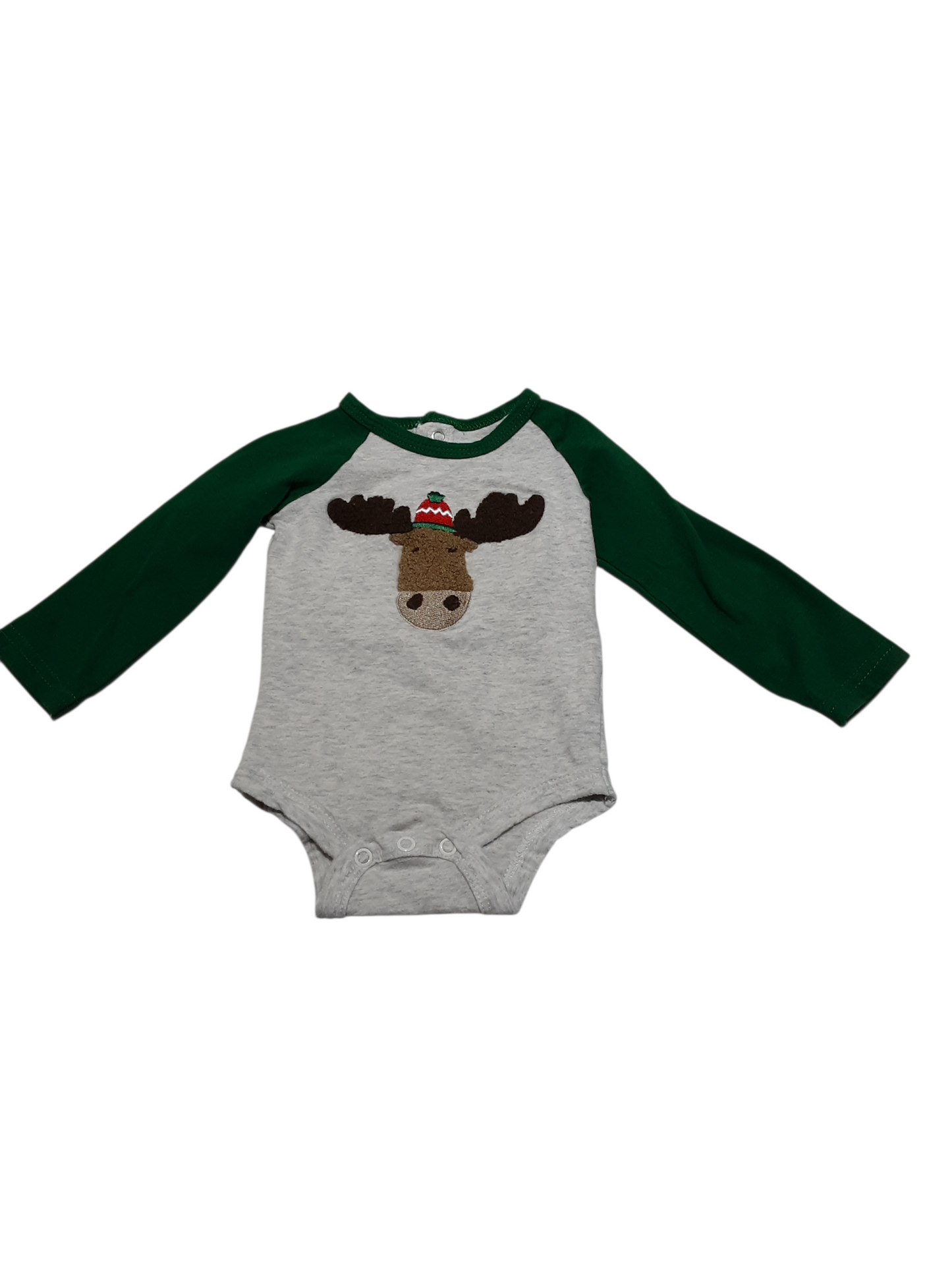 Moose Onesie, size 0-3m