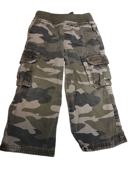 Camouflage  Cargo pants with drawstring size 2