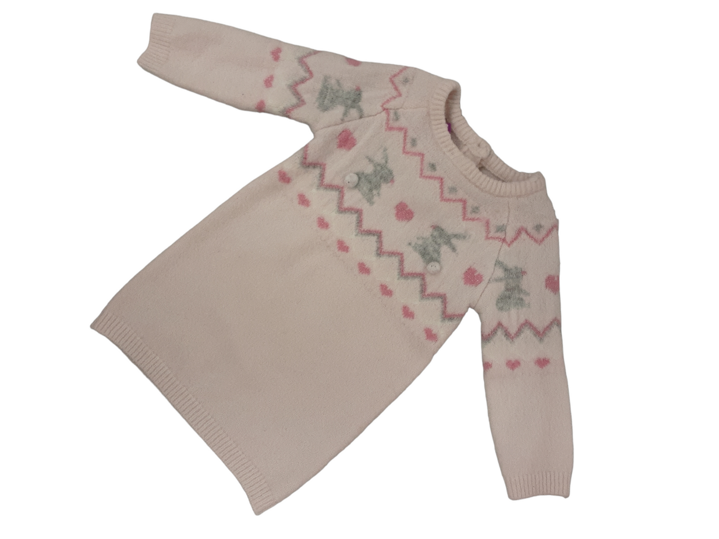 Fleecy soft sweater dress size 18-24 months