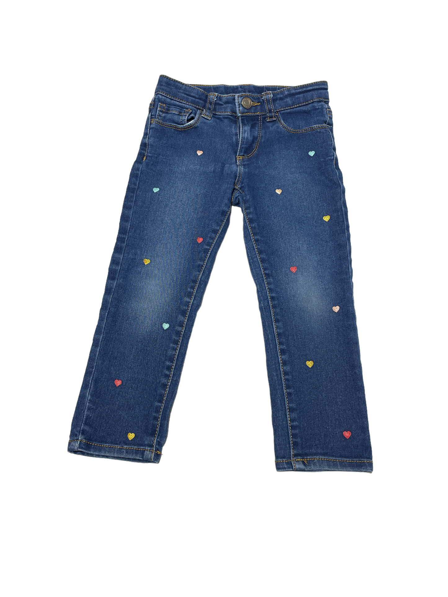 Little hearts stretch jeans 3T