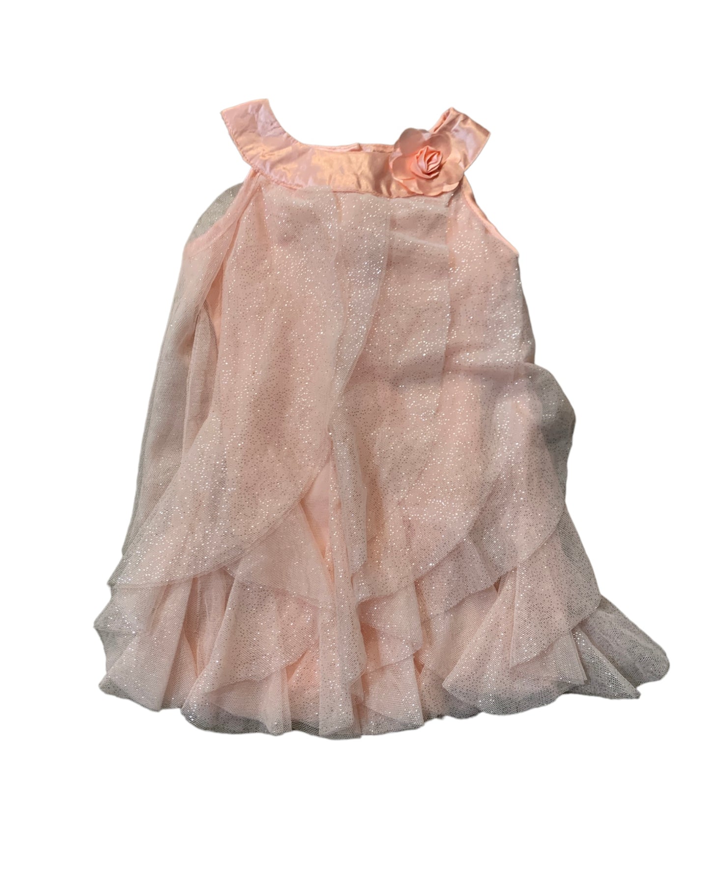 Ruffled Pink Dress Size 6-12m